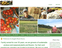 Tablet Screenshot of eaglepointfarmmarket.com